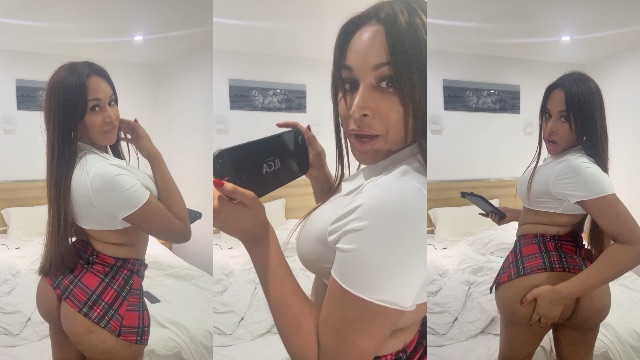Eve Meydina Nude Poupée Trans Métisse Arabe Black Hot Écolière Cosplay - Et si on se rencontrait ? TV Show - Beurette Vidéo Leaks Borntobefuck