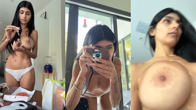 Mia Khalifa Nude 40min Morning Tease pour la Célèbre Star du Porno Arabe Vidéo Leaks Borntobefuck