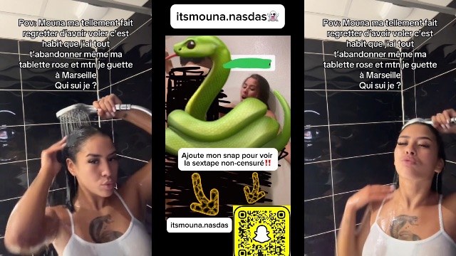 Mouna Team Nasdas Nude Nipples See Through in Shower Video Leaks Borntobefuck