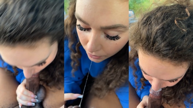 Salope Française Accro au BBC Suce un Ami dans sa Voiture POV Vidéo Porno Leaks Borntobefuck
