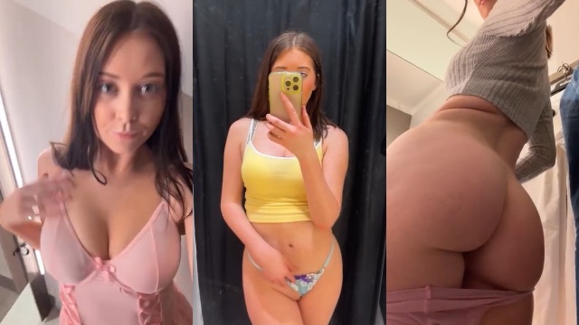 Lea Chipie Nude Se Doigte dans la Cabine d'Essayage Masturbation Vidéo Leaks Borntobefuck