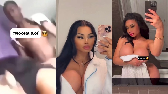 Tootatis Nude Sexiest French Mixed-Race Woman Shows what's Underneath Her Bathrobe Video Leaks Borntobefuck