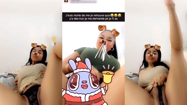 Tootatis Nude la Plus Sexy des Métisses Françaises Caresse sa Chatte en Mode Filtre Chien Snap Vidéo Leaks Borntobefuck
