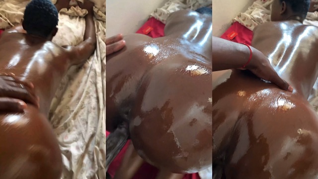 Congolese Ebony from Antibes Gets Her Oily Body Massaged While Being Fucked Doggystyle by BBC Sexfriend Porn Renoie Video Leaks Borntobefuck