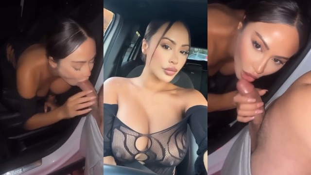 Melody Perez Sextape Afterdate Blowjob en el Coche POV Vídeo Porno Filtrados Borntobefuck