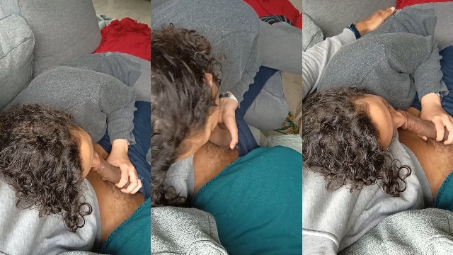 Vagabunda Marroquina Chupa o Namorado de Manhã na Frente da TV Antes Dele Ir pro Trabalho Vídeos Vazados Borntobefuck