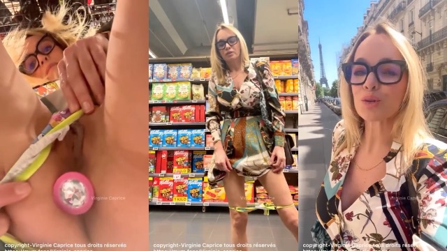Virginie Caprice Desnuda 126 Desafío Exhib en el Supermercado - Meter un Plug en Su Culo en Público Vídeo Filtraciones Borntobefuck