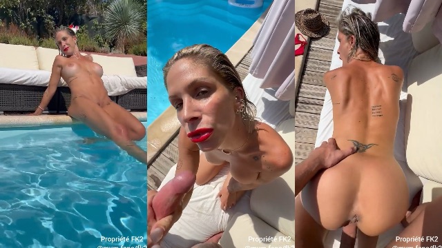 Fk2 Hard Sextape Französische MILF im Pool Während Ihres Urlaubs Gefickt POV Geleakte Porn Videos Borntobefuck