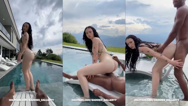 Auhneesh Nicole Sextape Spompina e Cavalca BBC a Bordo Piscina Video Porno Leaks Borntobefuck