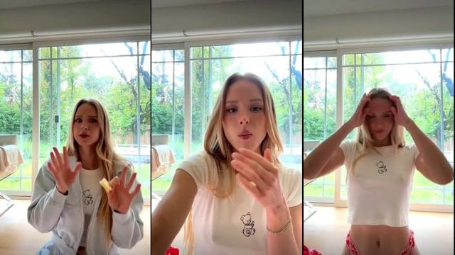 Caroline Zalog Nude See Through Bra Strip Livestream  Porn Video Leaks Borntobefuck
