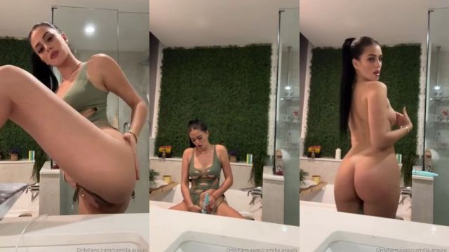 Camilla Araujo Nude Elle Se Masturbe Devant le Miroir de la Salle de Bain Vidéo Porno Leaks Borntobefuck