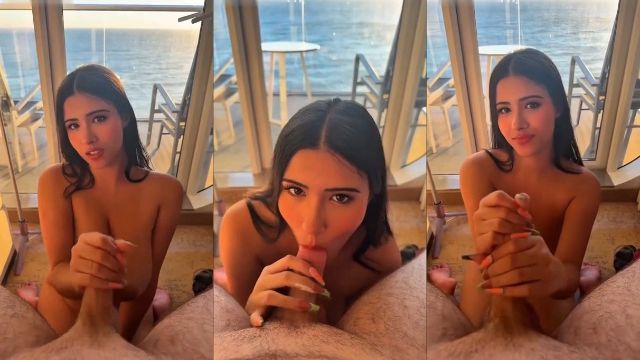 Strawberrytabby Sextape Strandhaus Schwanz Tease Blowjob OnlyFans Geleakt Borntobefuck