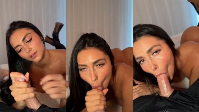 Caryn Beaumont With A Sloppy BJ In Her Leaked Sex Tape Porn Video Leaks Borntobefuck