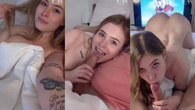 Chloe Wildd Sextape Riceve Creampie Davanti alla TV Video Porno Leaks Borntobefuck