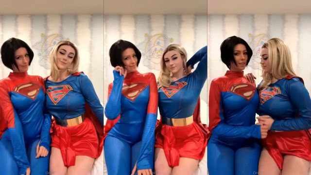 Christinah Minitinah con Xoj3na Desnuda Buttercup Cosplays Supergirl Filtraciones de Vídeo Porno Borntobefuck