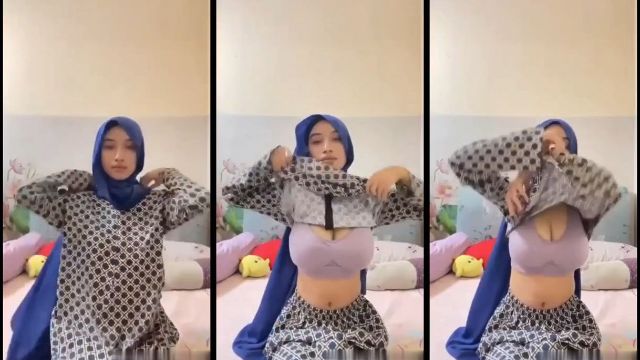 Carina Donna Hijab con Grandi Tette Naturali Solo Strip Video Porno Leaks Borntobefuck