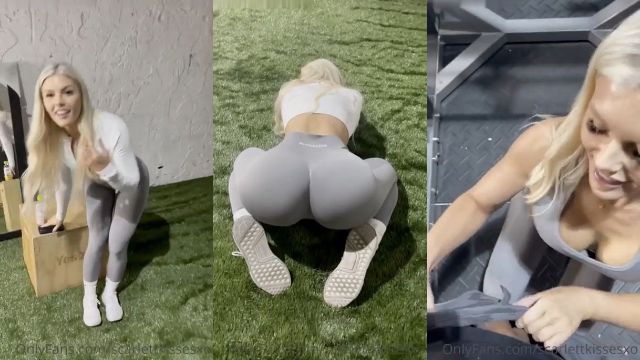 ScarlettKissesXO Sextape With Her Gym Trainer in Porn Video Leaks Borntobefuck