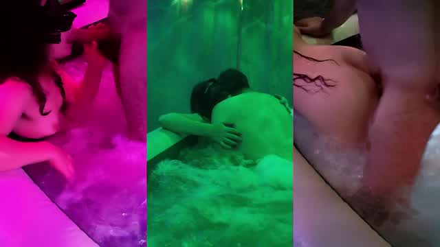 Un petit coup dans le jaccuzi d'un SPA Borntobefuck