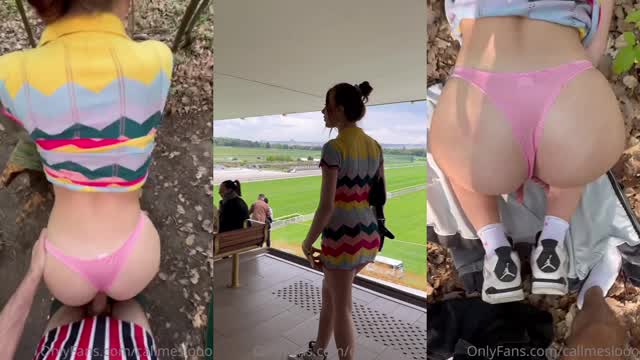 Callmeslooo Sextape en el Hipódromo de Parislongchamp Vídeo Porno Borntobefuck
