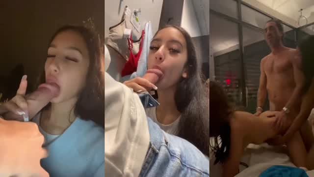 This Big Slut Gets Fucked and Sucks in the Locker Room Borntobefuck