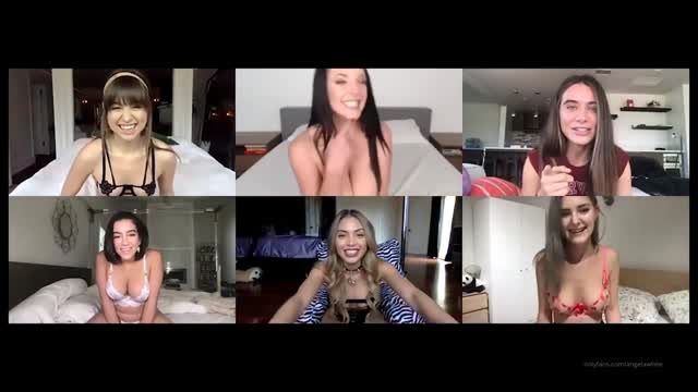 Angela White- Lena The Plug- Riley Reid- Lana Rhoades Nude Group Masturbation Porn Video Borntobefuck