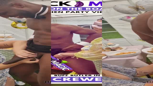 Blackmagic Sextape Buff Butler in Crewe for Hen Party Porn Video Leaks Borntobefuck