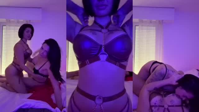 Emilie Nefnaf Nuda Lesbians con la Sua Amica Arrapata su un Letto King-Size Masturbation Video Leaks Borntobefuck
