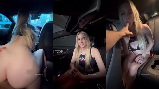 Cas Summer Sextape Gets Slammed In The Car Porn Video Borntobefuck